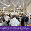 The third stop on the tour took us to Town and Country Supermarket in Hoisington, where owner Randy Deutsch shared about his efforts to reopen the store after a 2001 tornado.
