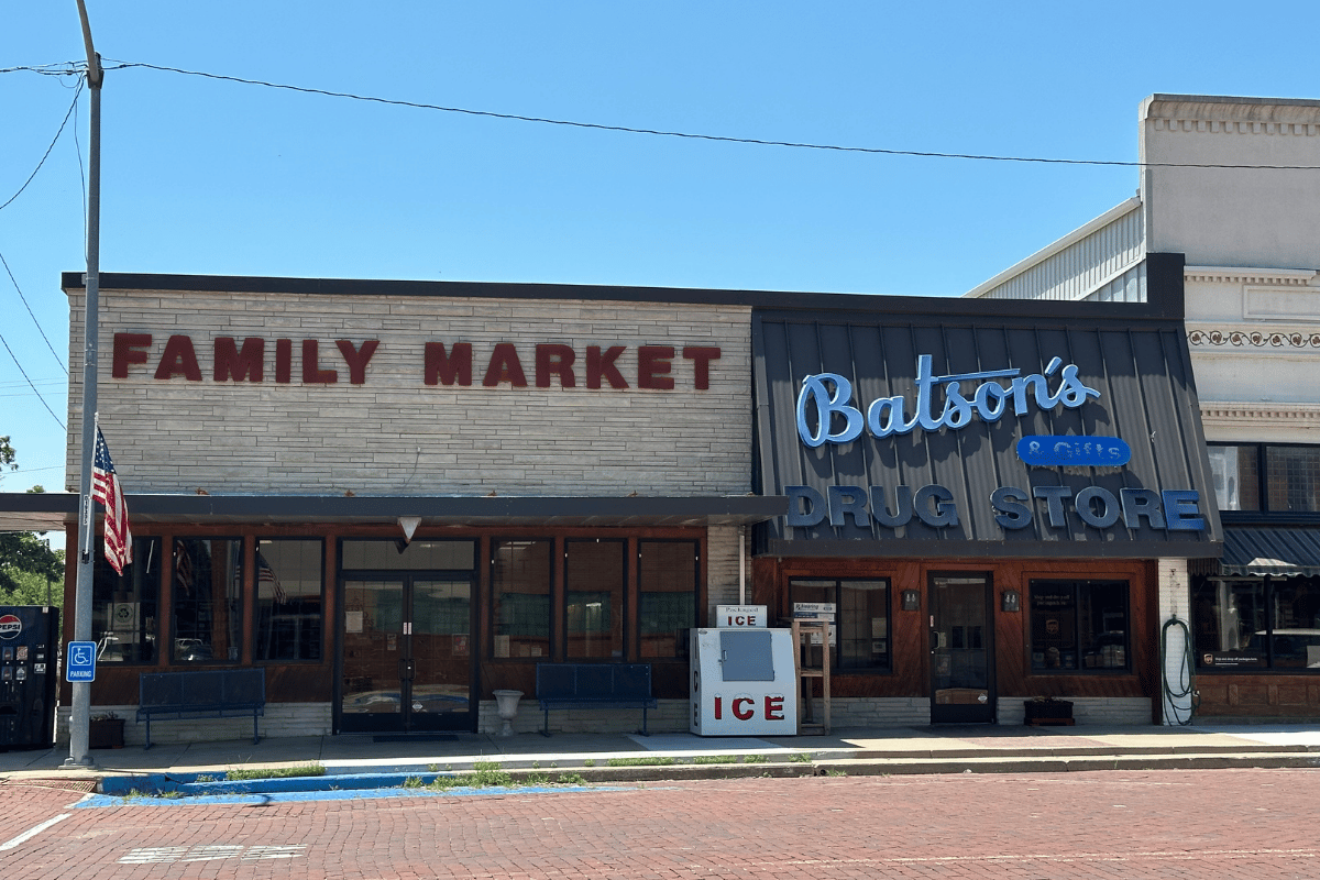 Batson's Drug Store and Family Market Storefront of Batson's Drug Store and Family Market