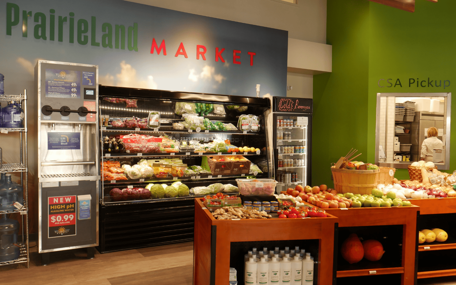 Image of the inside of PrairieLand Market