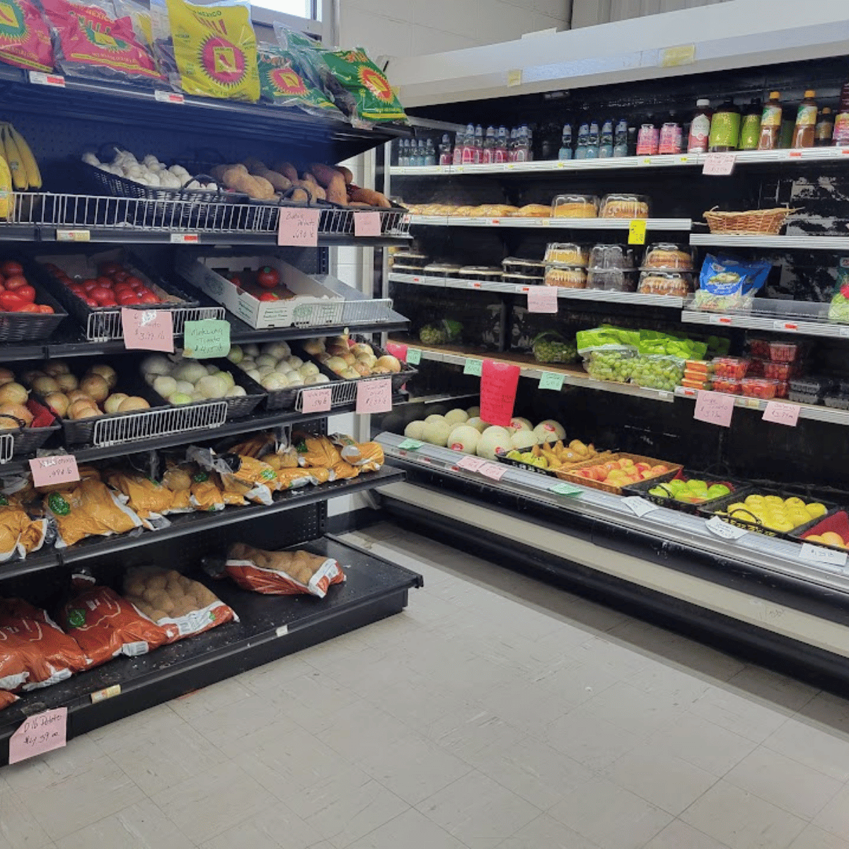 Aisles at Satanta Grocery